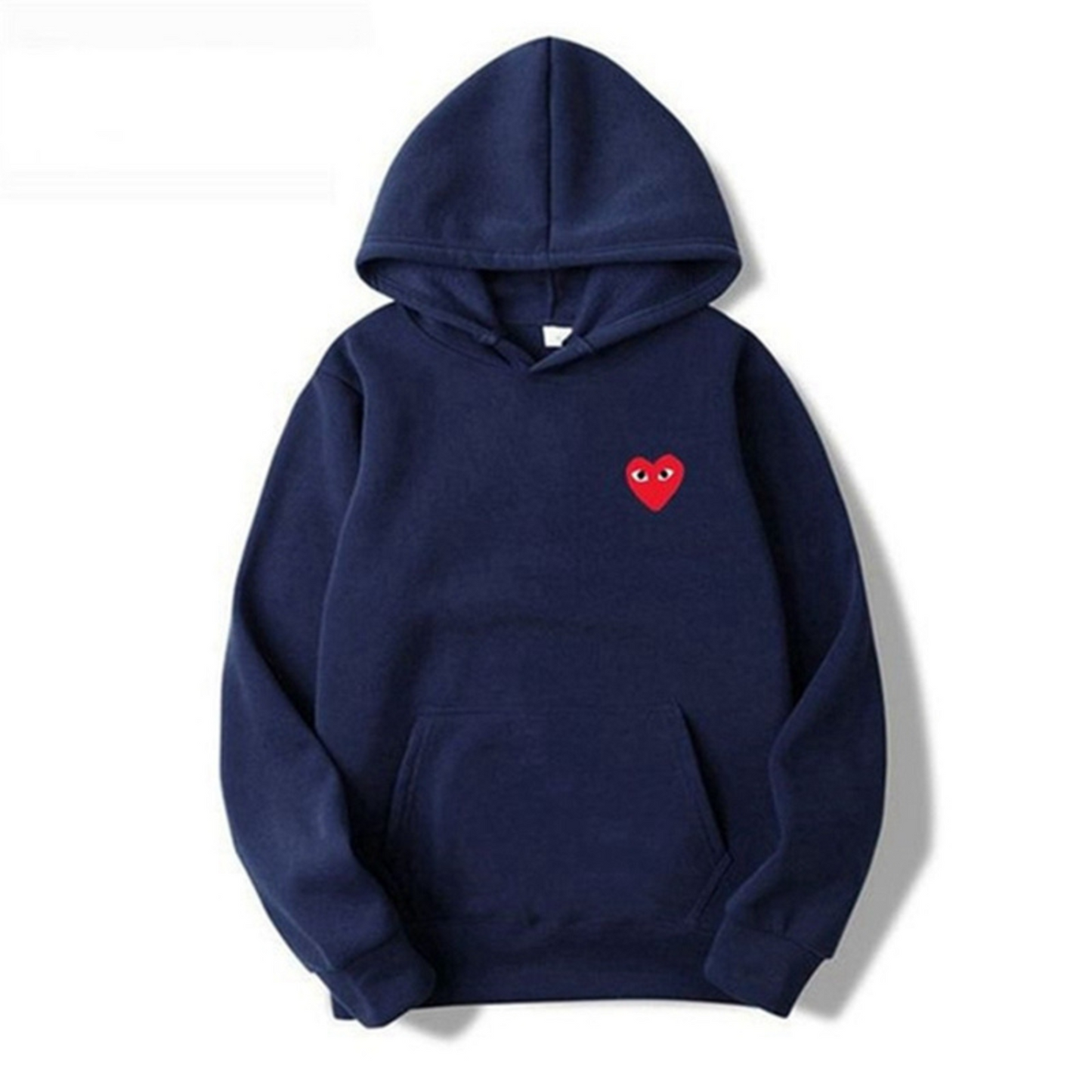 Sweat à Capuche avec Détail de Cœur Brodé – Style Minimaliste Unisexe