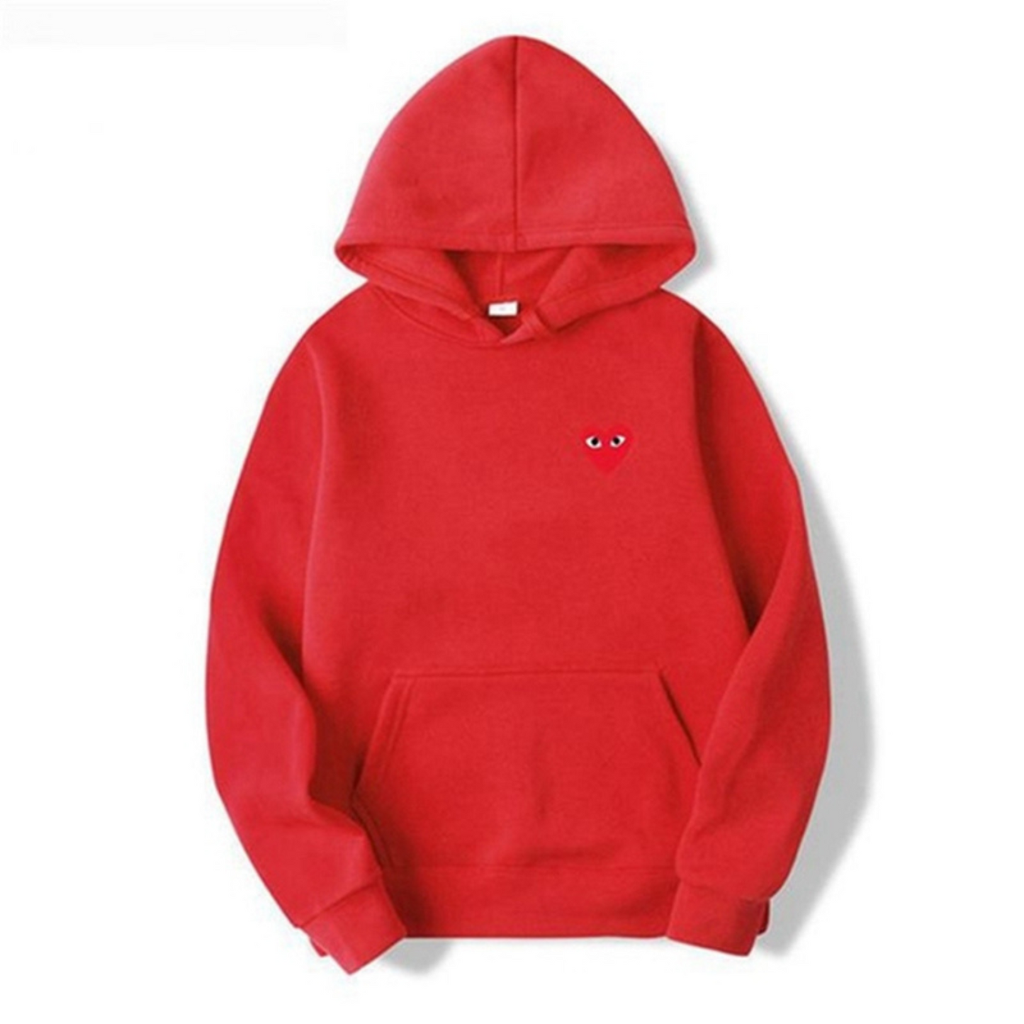Sweat à Capuche avec Détail de Cœur Brodé – Style Minimaliste Unisexe