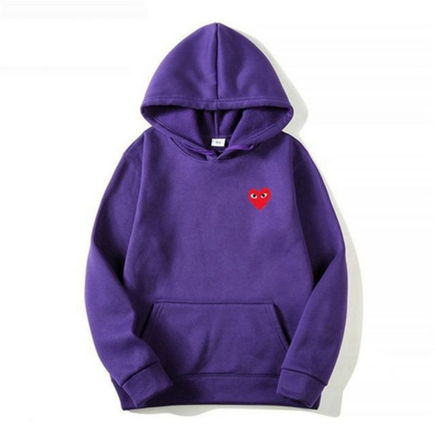 Sweat à Capuche avec Détail de Cœur Brodé – Style Minimaliste Unisexe