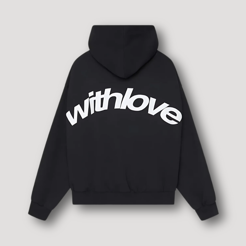 Sweat WithLove – Hoodie Unisexe Confortable et Plein de Charme